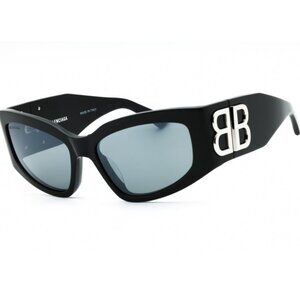 NEW BB0321S 009 BALENCIAGA GREY WOMEN CAT EYE SUNGLASSES